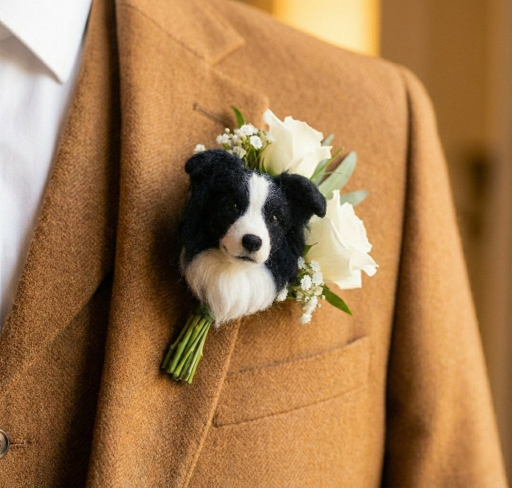 Wearable Pet Portrait Brooch